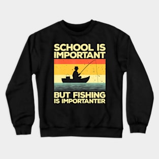 Cool Fishing For Bass Fishing Fisherman Fish Trout Crewneck Sweatshirt